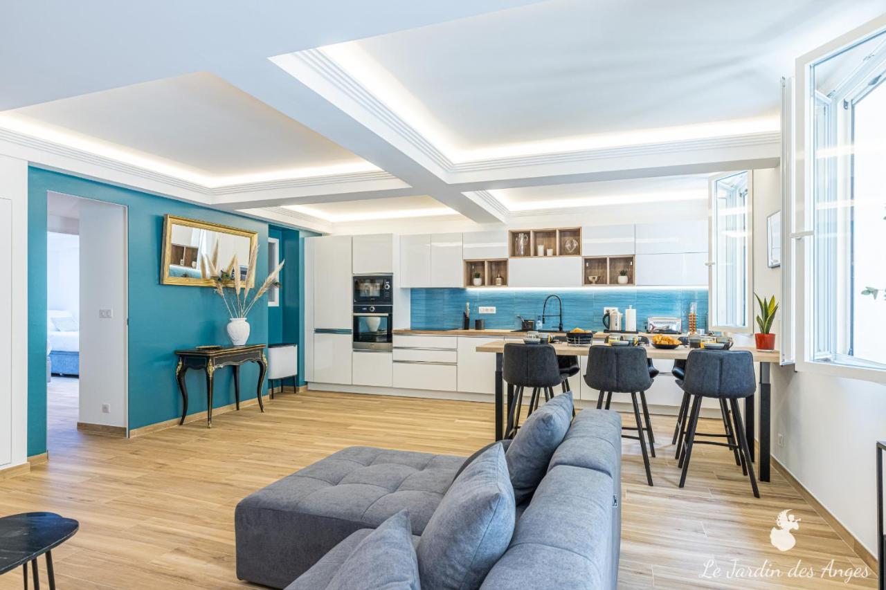 Luxury 3 Bdr Garden & Parking - Angels' Garden Daire Nice Dış mekan fotoğraf