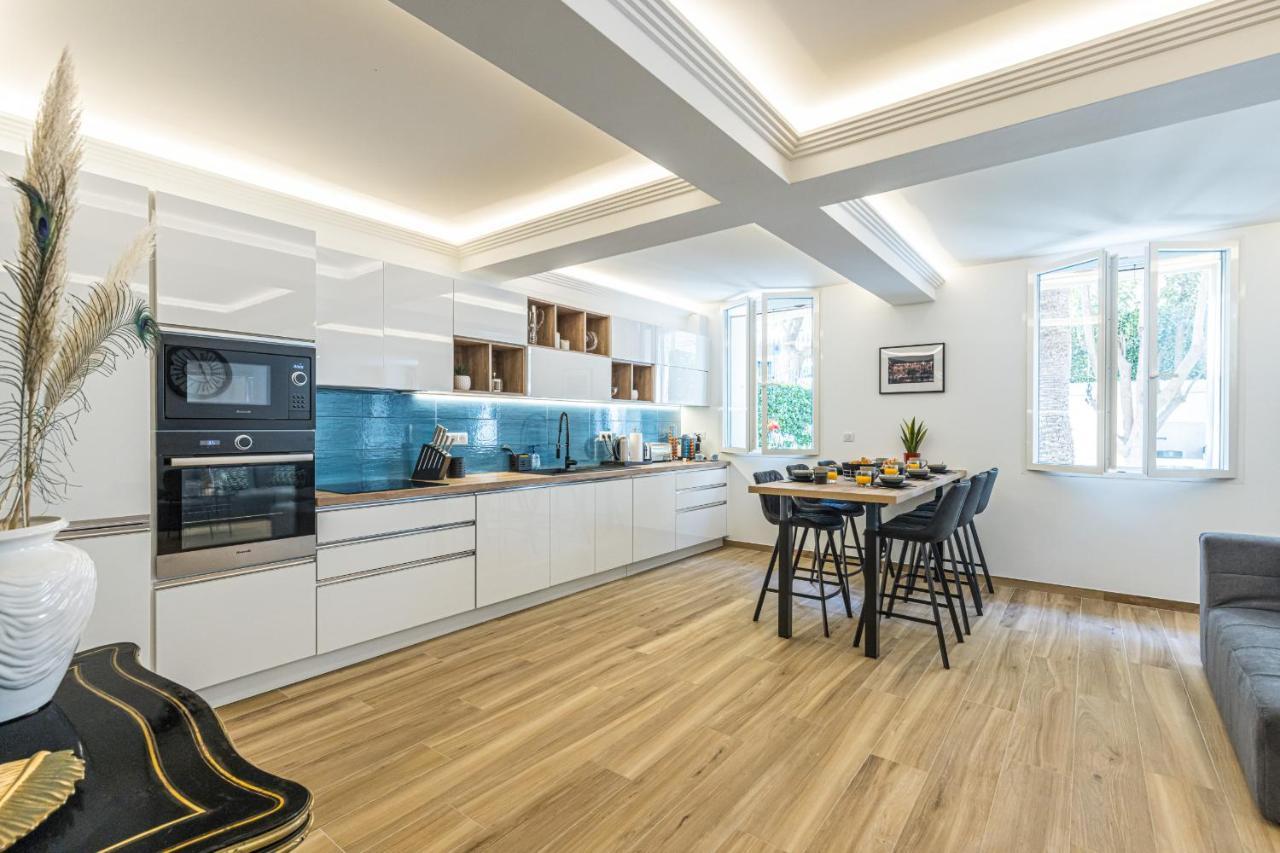Luxury 3 Bdr Garden & Parking - Angels' Garden Daire Nice Dış mekan fotoğraf