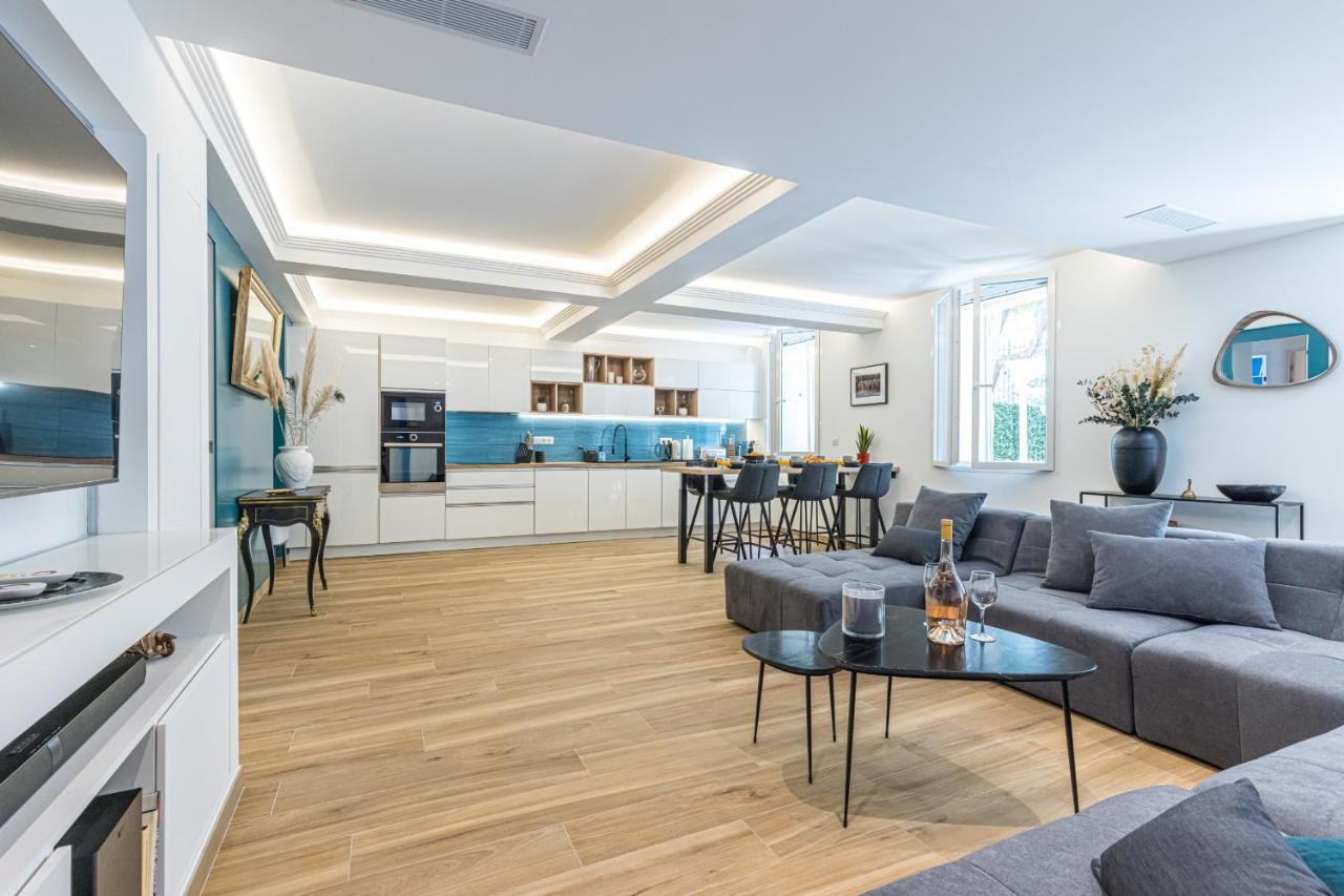 Luxury 3 Bdr Garden & Parking - Angels' Garden Daire Nice Dış mekan fotoğraf