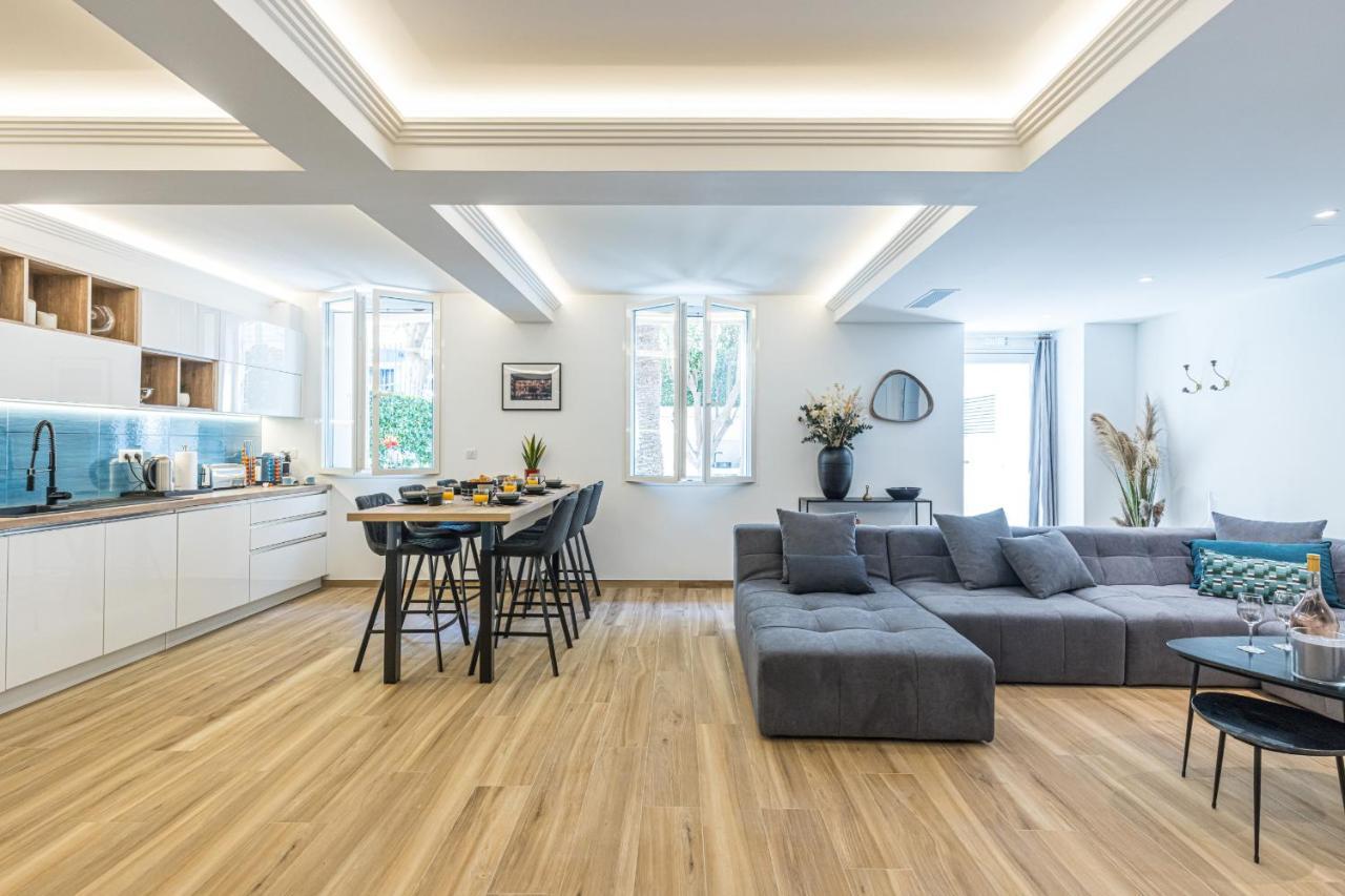 Luxury 3 Bdr Garden & Parking - Angels' Garden Daire Nice Dış mekan fotoğraf