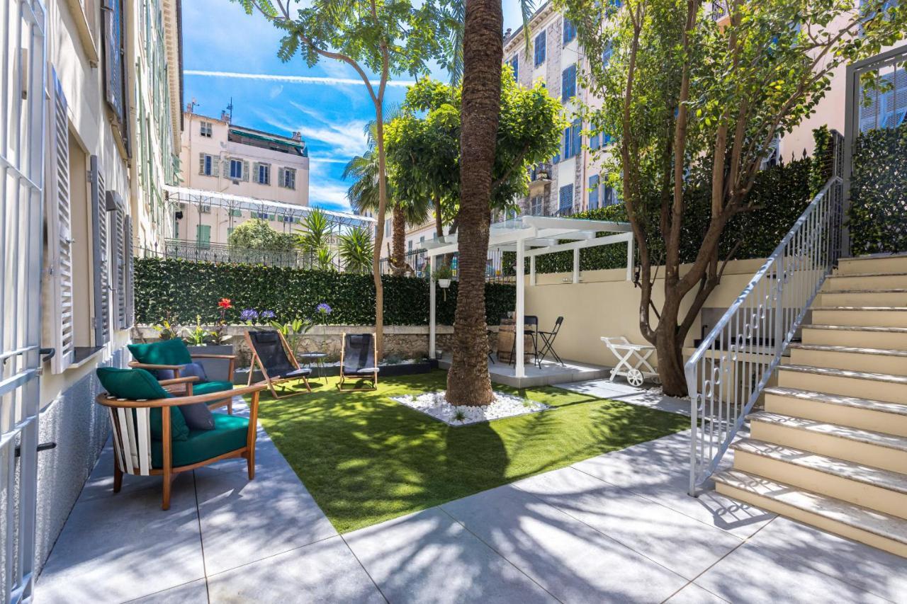 Luxury 3 Bdr Garden & Parking - Angels' Garden Daire Nice Dış mekan fotoğraf